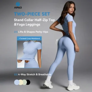 Airila Yoga Set Half-Zip Sportswear
